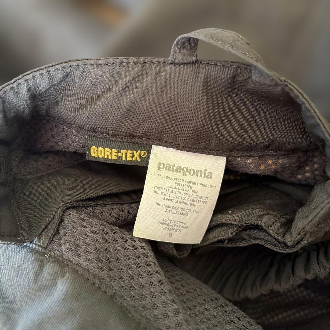 半額にしました　patagonia スノーボードパンツ 黒 希少サイズ
