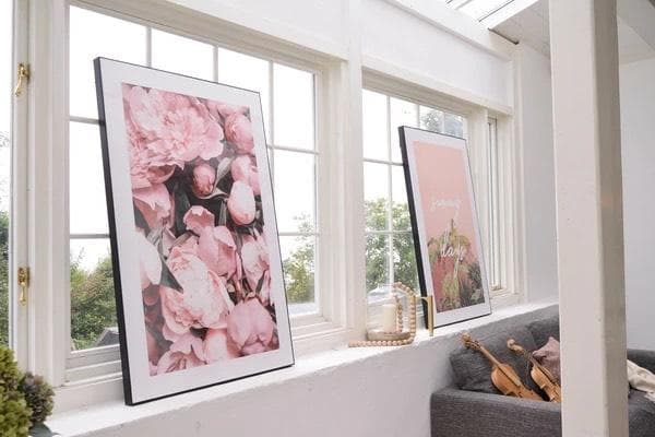 アートパネル　絵画　壁掛け　アート　ボタニカル　ピンク　自然　緑　写真　景色　絵
