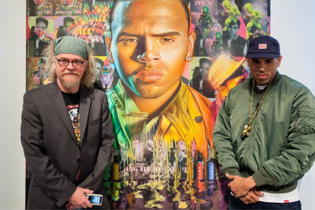 その他 RonEnglish x ChrisBrown Skull Star Gold
