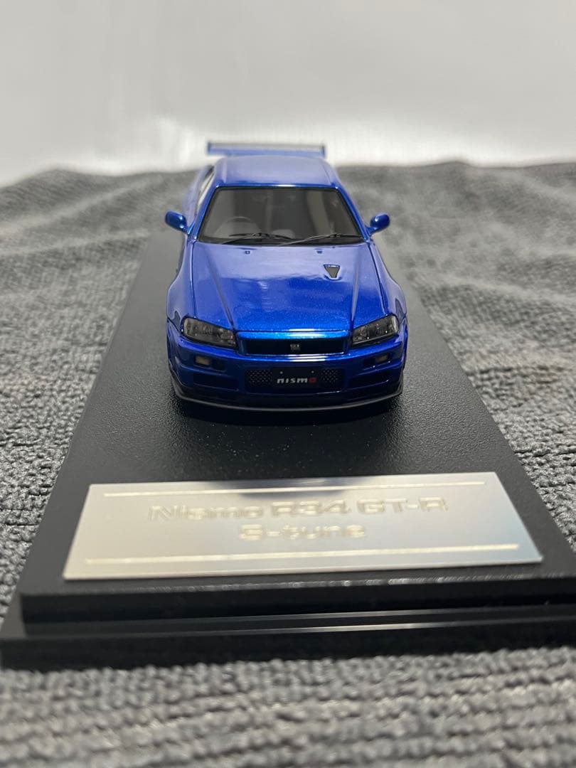 ミニカー hpiracing Nismo R34 S-tune Bayside Blue