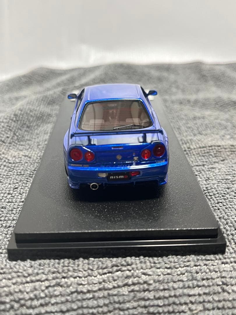 ミニカー hpiracing Nismo R34 S-tune Bayside Blue