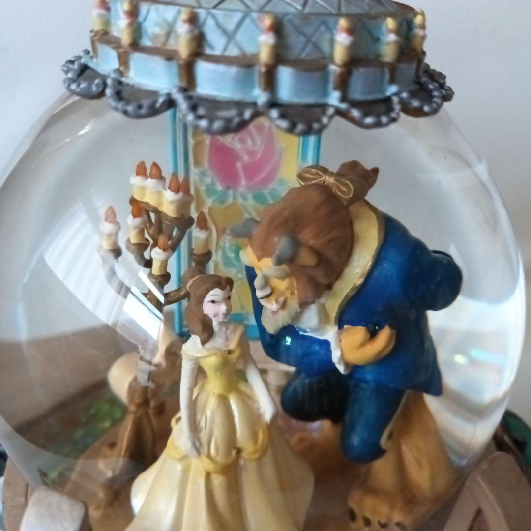 DISNEY　美女と野獣 スノードーム