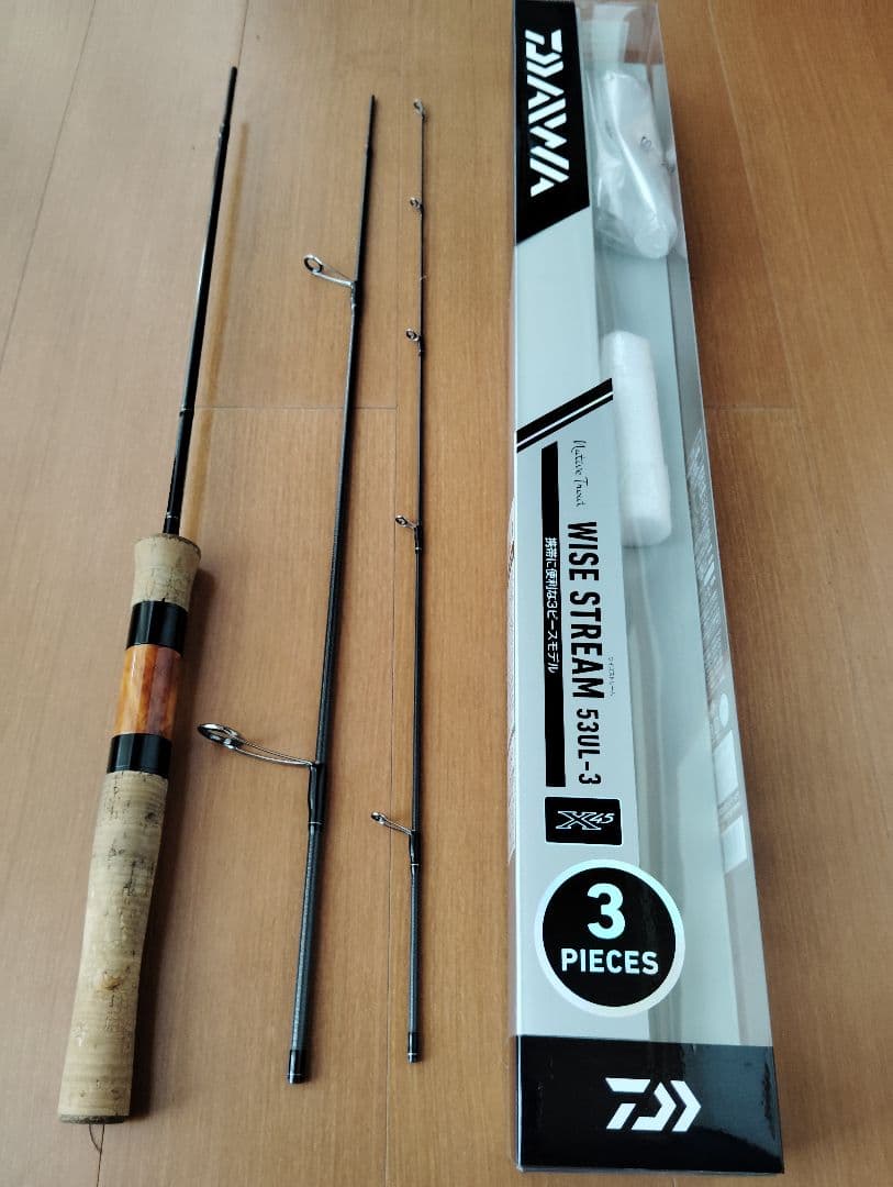 Daiwa 　ワイズストリーム 53UL-3 トラウトロッド 3ピース