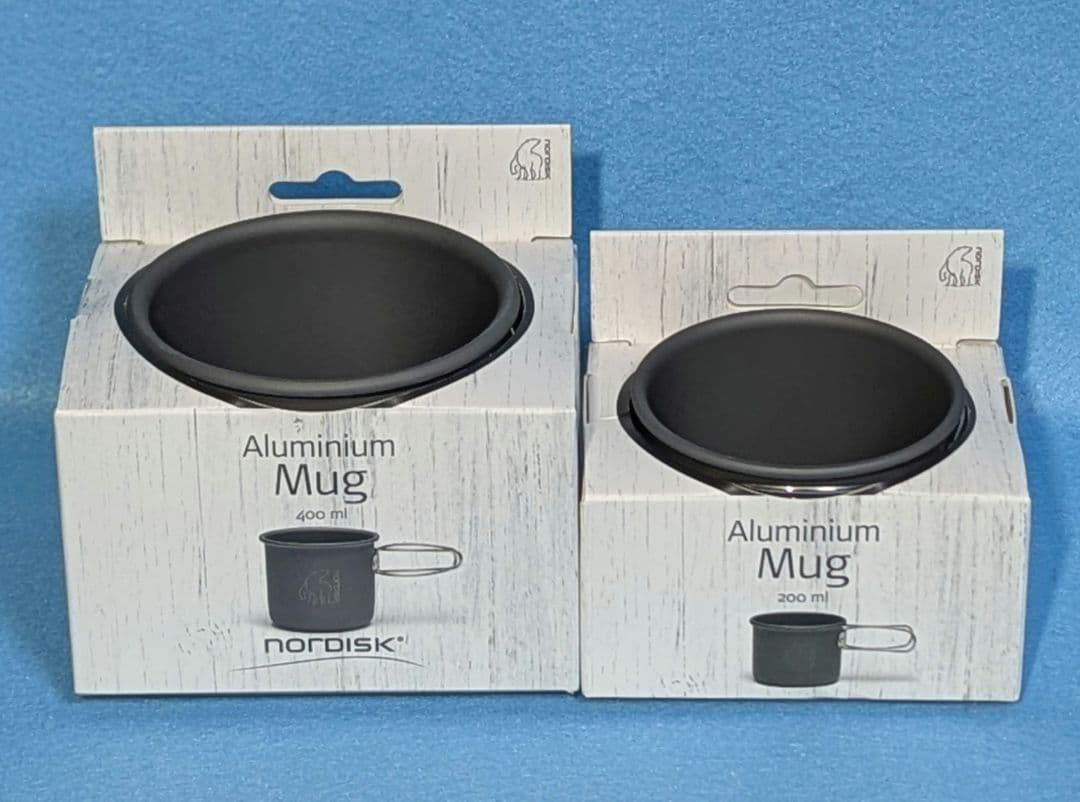 nordisk アルミマグ 400ml×2 200ml×2 4個セット