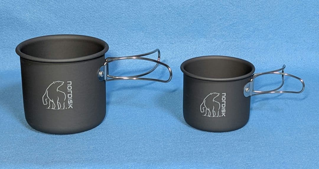nordisk アルミマグ 400ml×2 200ml×2 4個セット