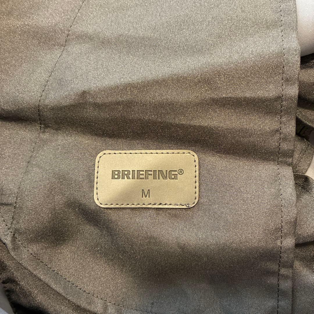 BRIEFING GOLFパンツ メンズ M ダークグレー ストレッチ ナイロン