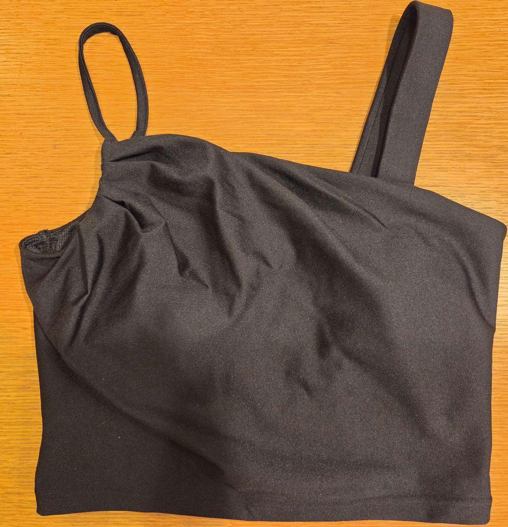 SUKALA 美品♪アシンメトリーギャザーブラトップス ブラックL