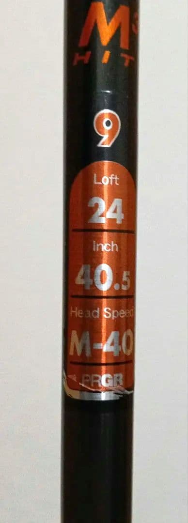 PRGR プロギア M3 HIT 9w 希少 名器 M40 9番ウッド