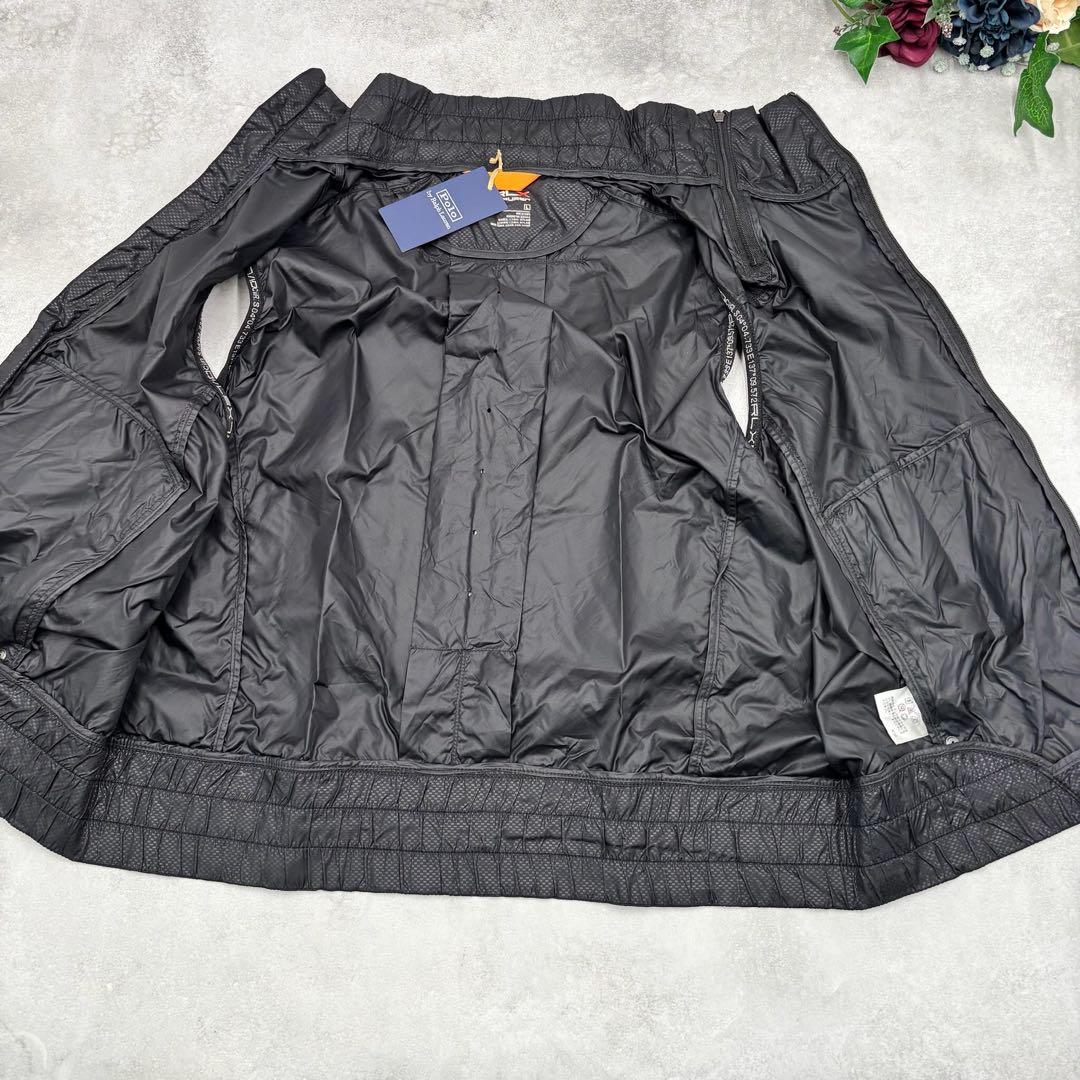 【新品】POLO GOLF RLX ポロゴルフ　ナイロンブラックベスト　薄手