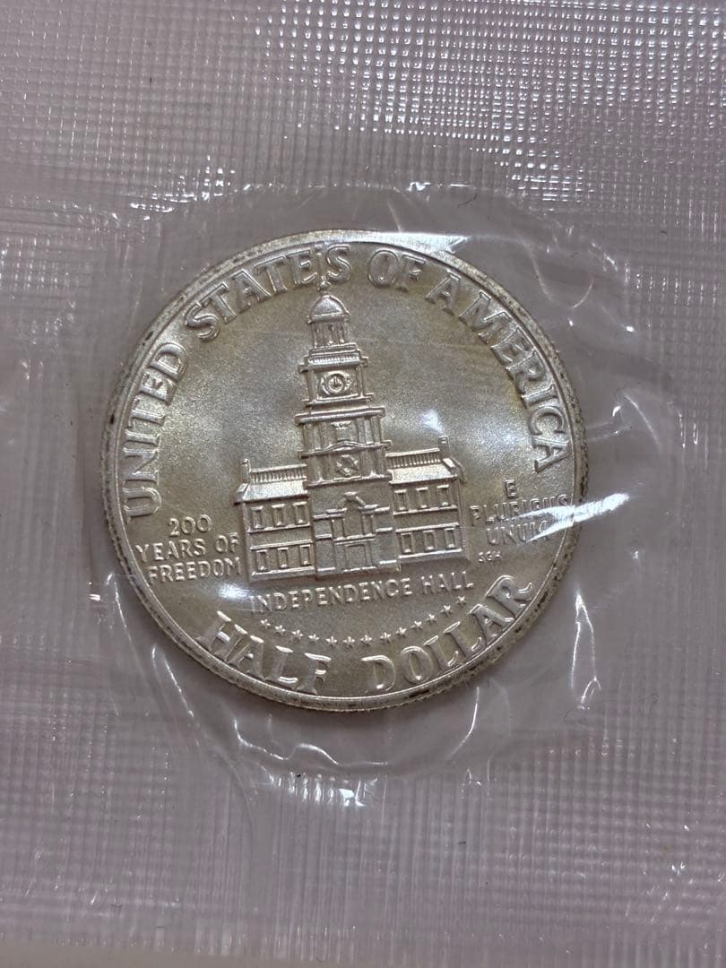アメリカ建国200周年記念　銀貨3枚セット1776年ー1976年