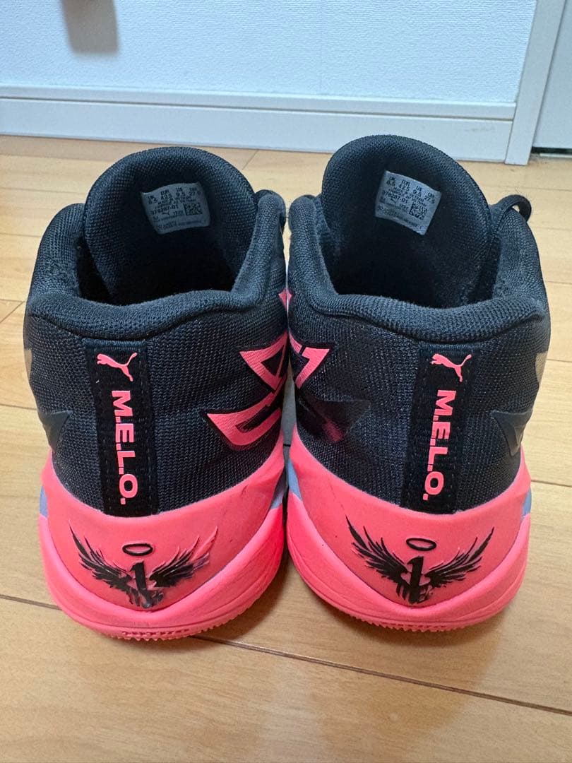 PUMA Melo mb02 バスケットシューズ ブラック/ピンク