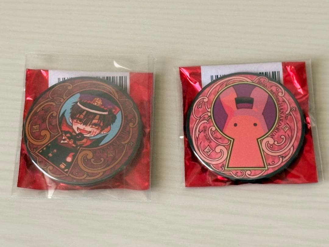 地縛少年花子くん ゴーストホテルカフェ 缶バッジ 2点セット