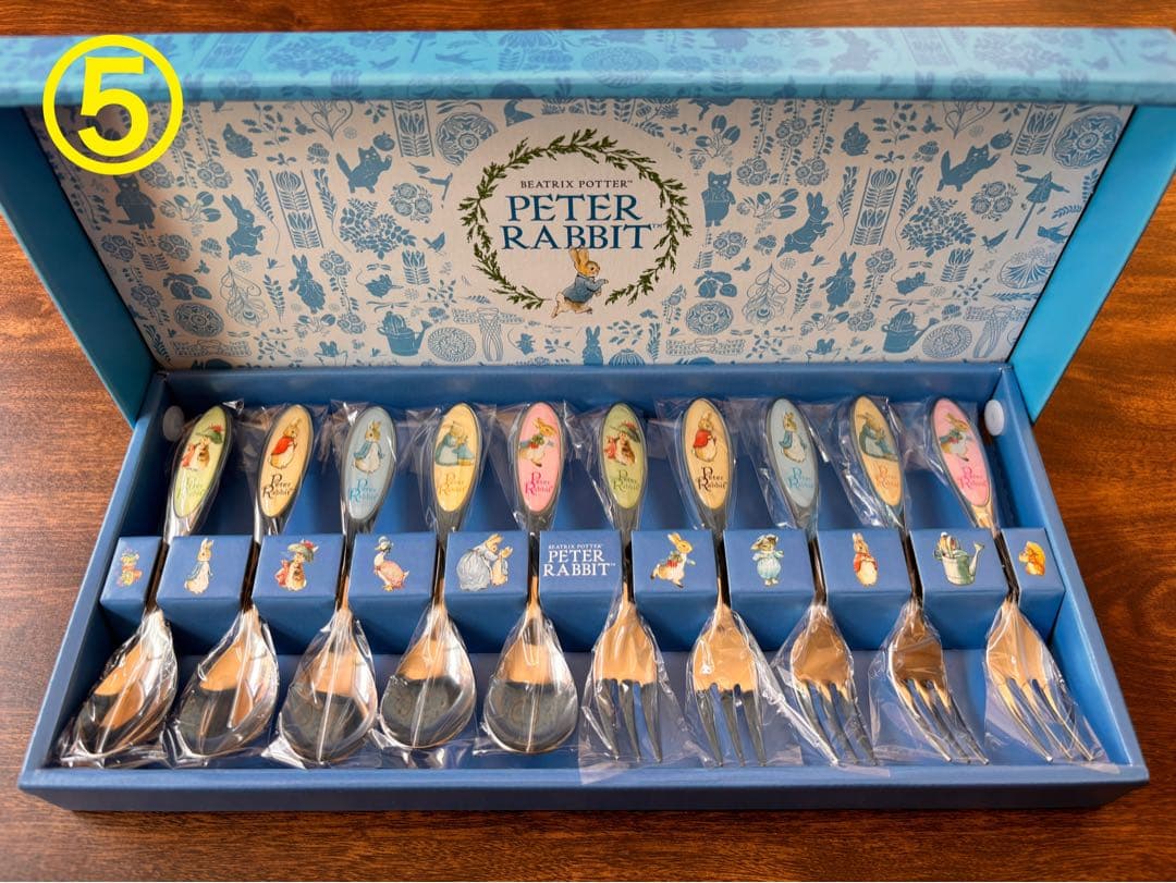 【新品未使用】ピーターラビット カトラリー・食器セット