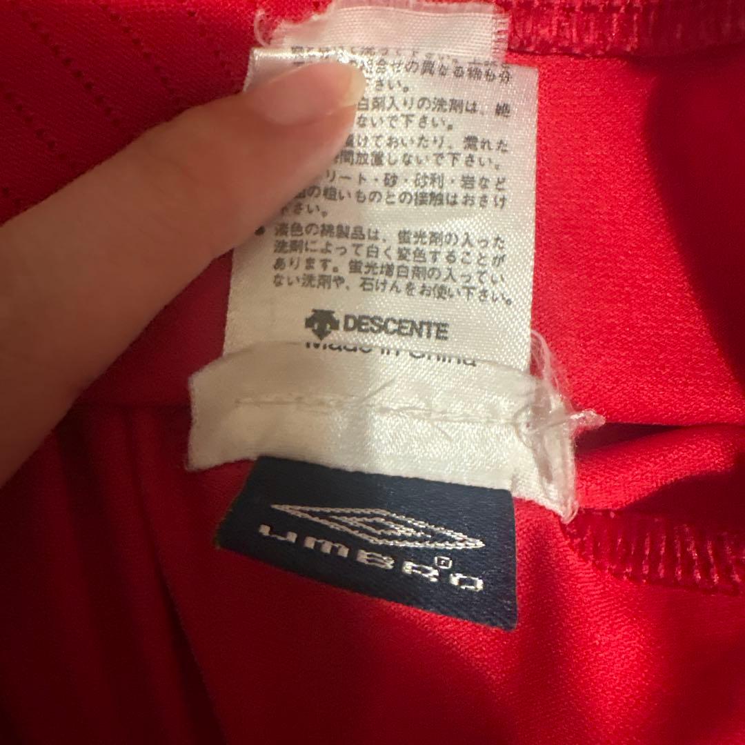 【UMBRO】激レア ENGLAND代表ユニフォームTシャツ ネイビー/赤