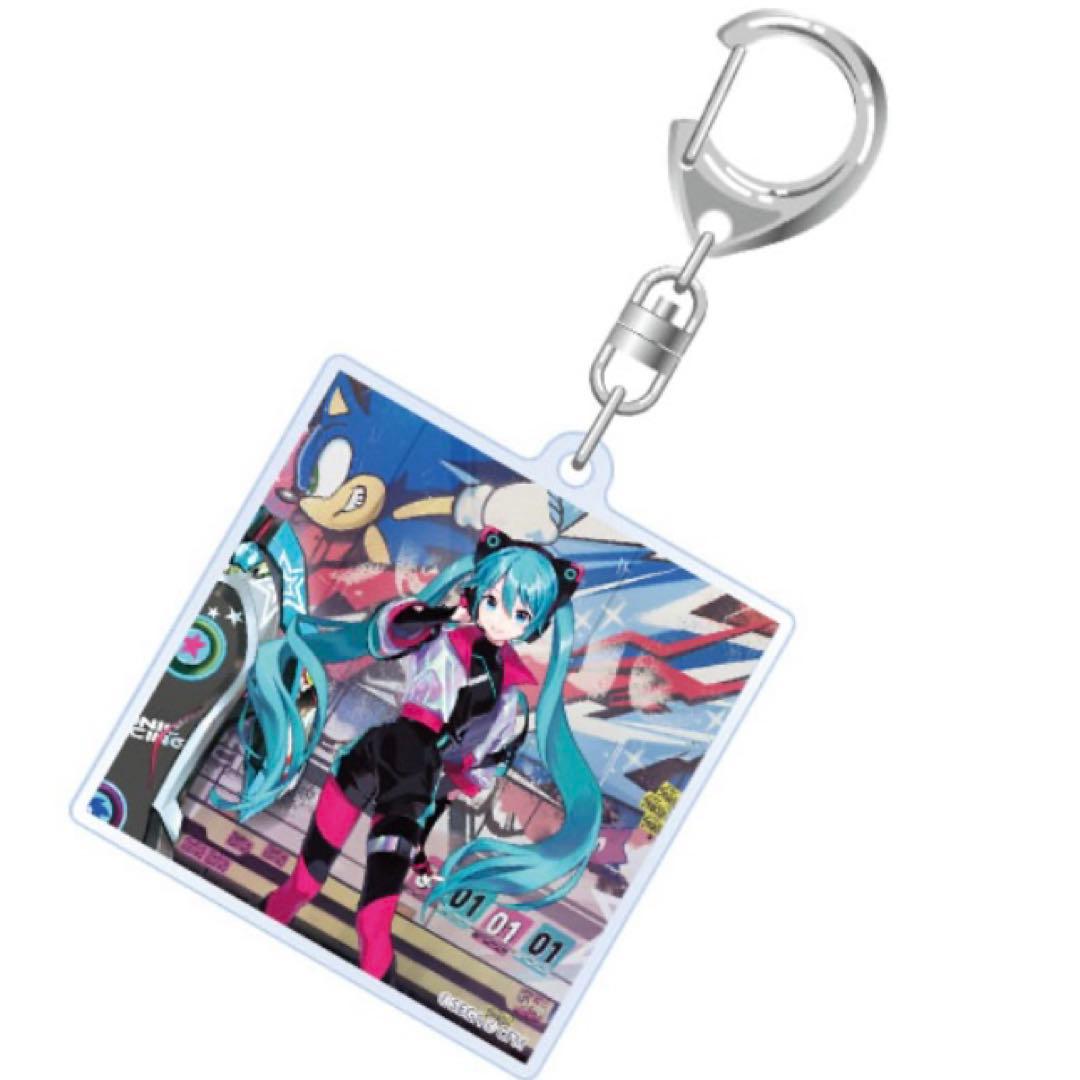 ソニックレーシング クロスワールド×初音ミク CDジャケットキーホルダー　コンプ