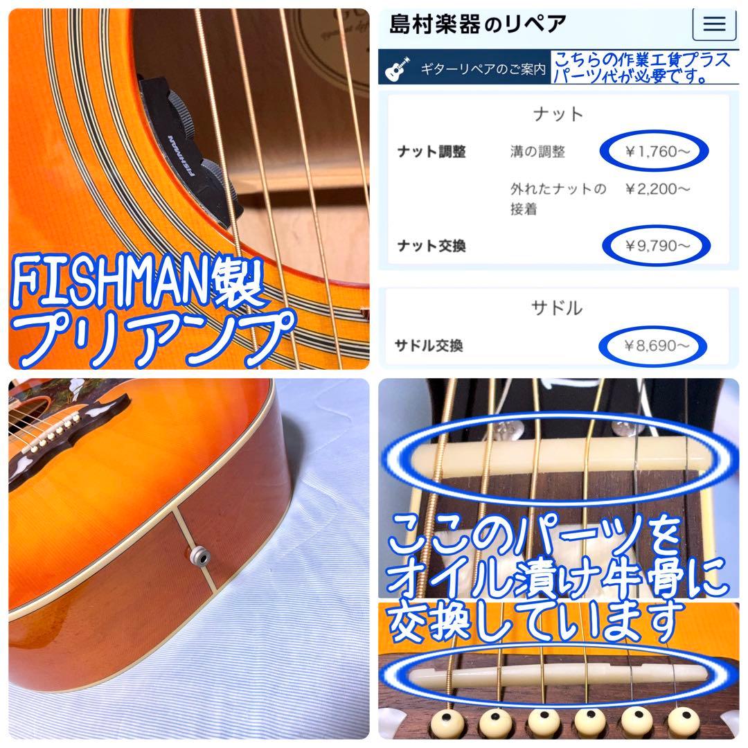 【牛骨☆エレアコ】Epiphone☆エピフォン☆DOVE☆ダヴ★ダブ