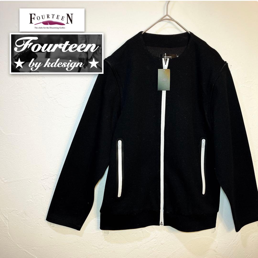 未使用　Fourteen by kdesign ノーカラー ブルゾン ゴルフ