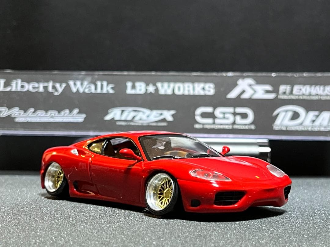 【1/43 カスタム】フェラーリ360モデナ BBS LM風