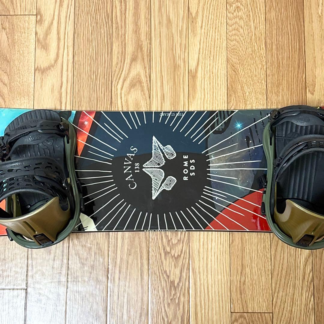 スノーボード ROME SDS CANVAS 138 FLUX GX
