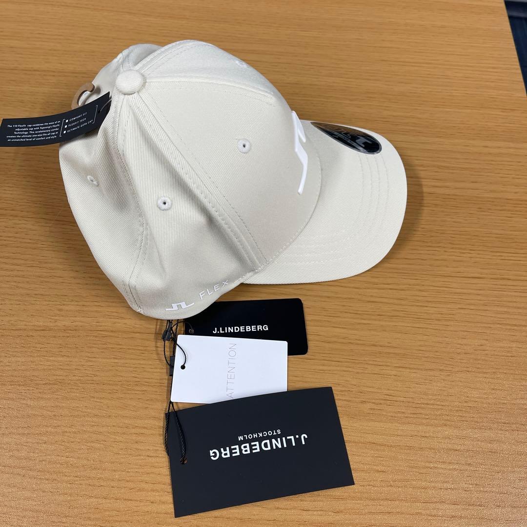 J.LINDEBERG レディースキャップ　ベージュ