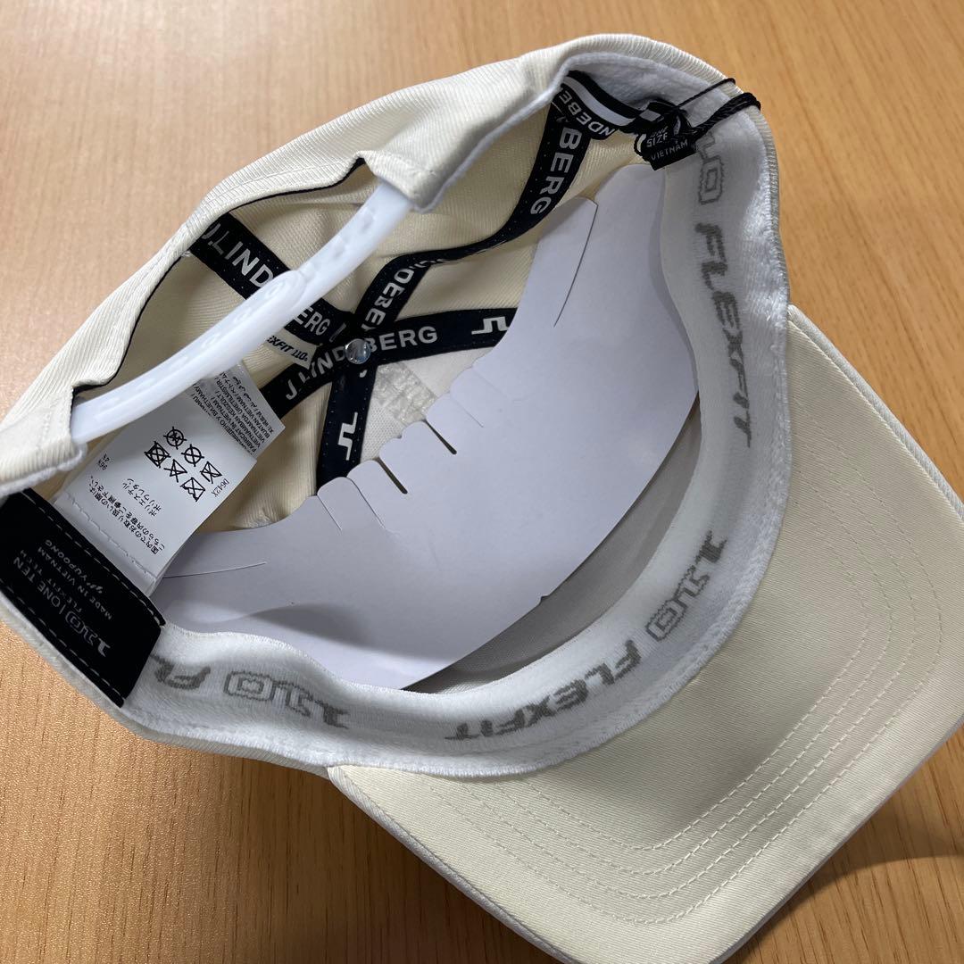 J.LINDEBERG レディースキャップ　ベージュ