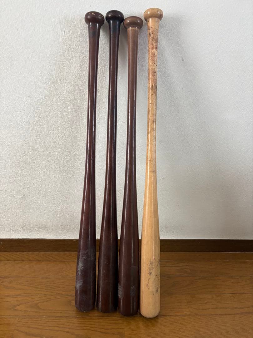 木製硬式野球バット　ミズノ3本