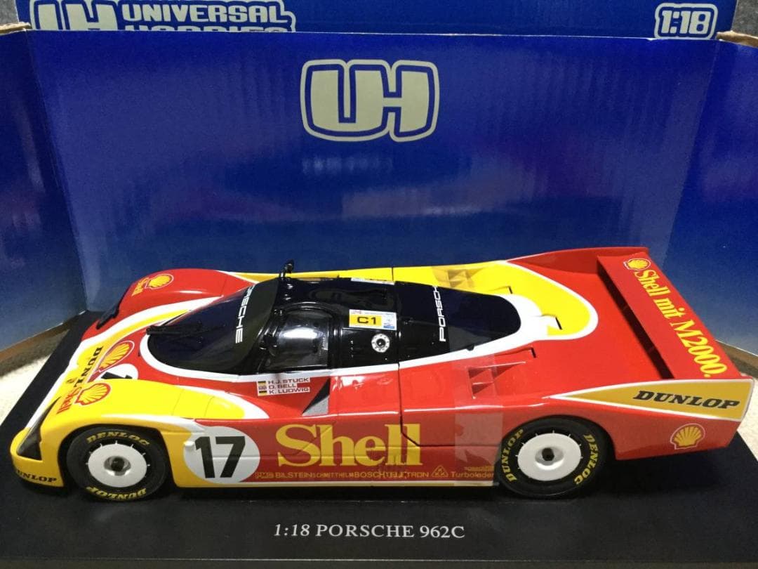 UH 1/18 ポルシェ PORSCHE 962C #18 1988 ルマン
