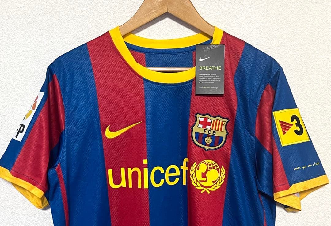 NIKE FC バルセロナ 2010-11 10番 メッシ ホーム ユニフォーム