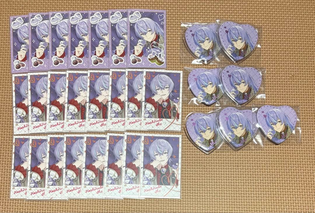 星導ショウ Melty Valentine チェキ 缶バッジ