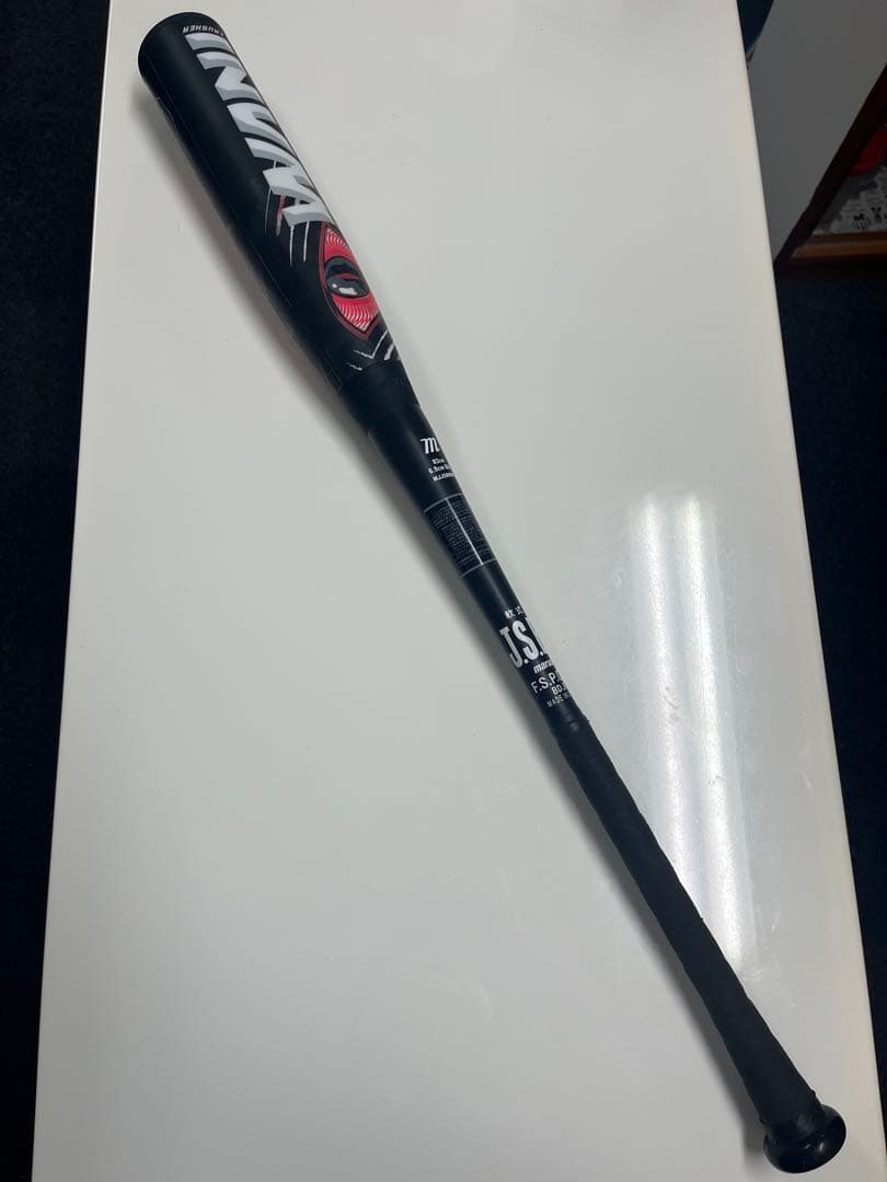 ワニクラッシャー 赤ワニ スピード 83cm 700g 軟式バット　中古品