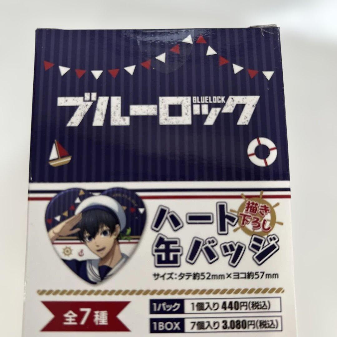 ブルーロック マリンルック 缶バッジ8箱/カード1箱/アクキー/特典付