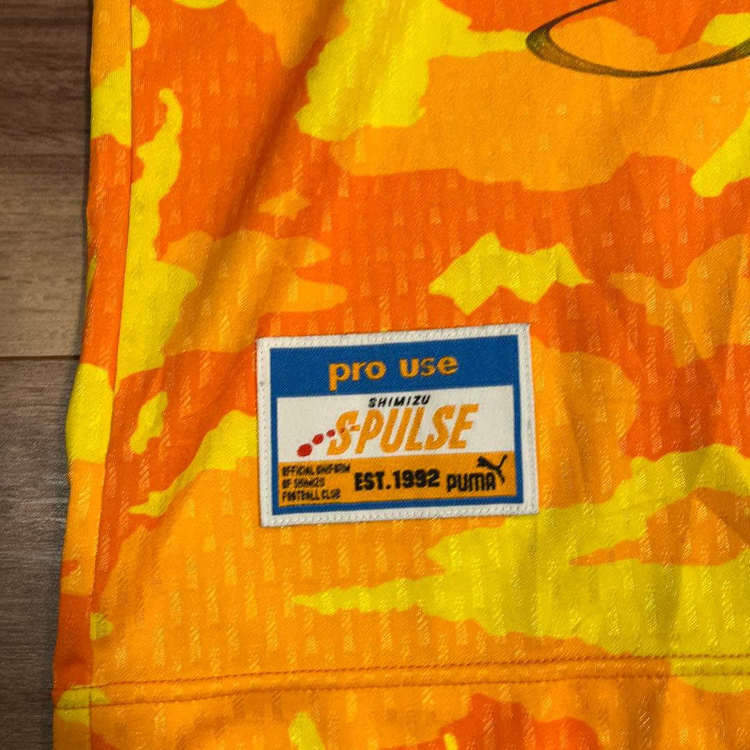 清水エスパルス 1999-2001年 サイン 澤登 選手着用モデル ユニフォーム