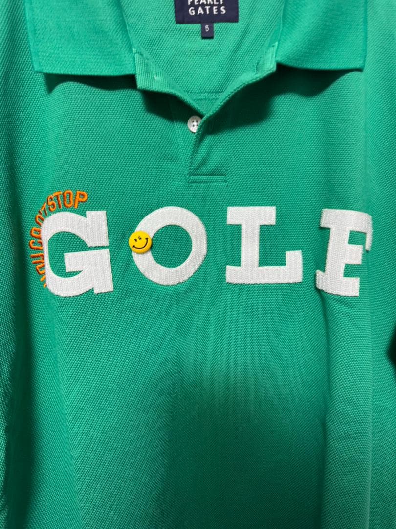 激レア 着用1度のみ PEARLYGATESGOLF ポロシャツ サイズ5 L