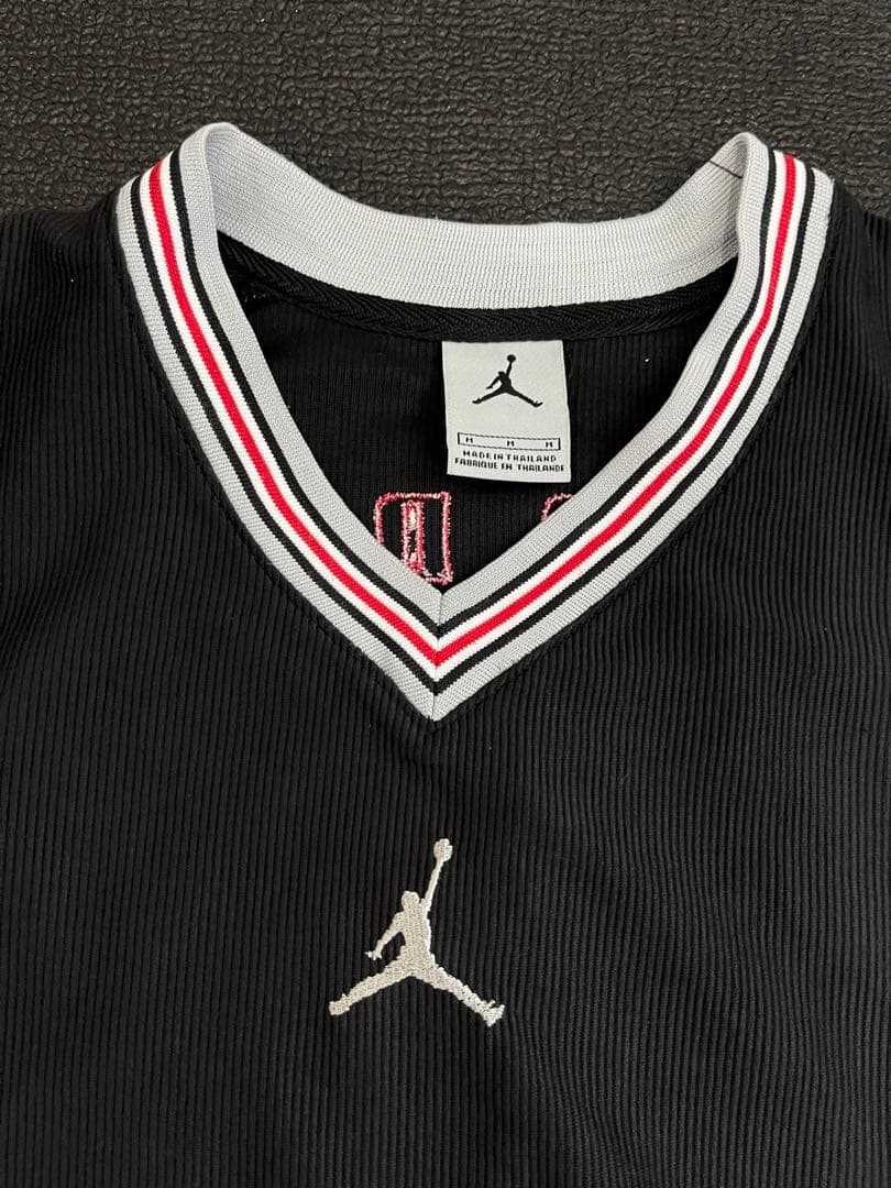 00s AIR JORDAN エアジョーダン 刺繍ロゴ　ゲームシャツ サイズ M
