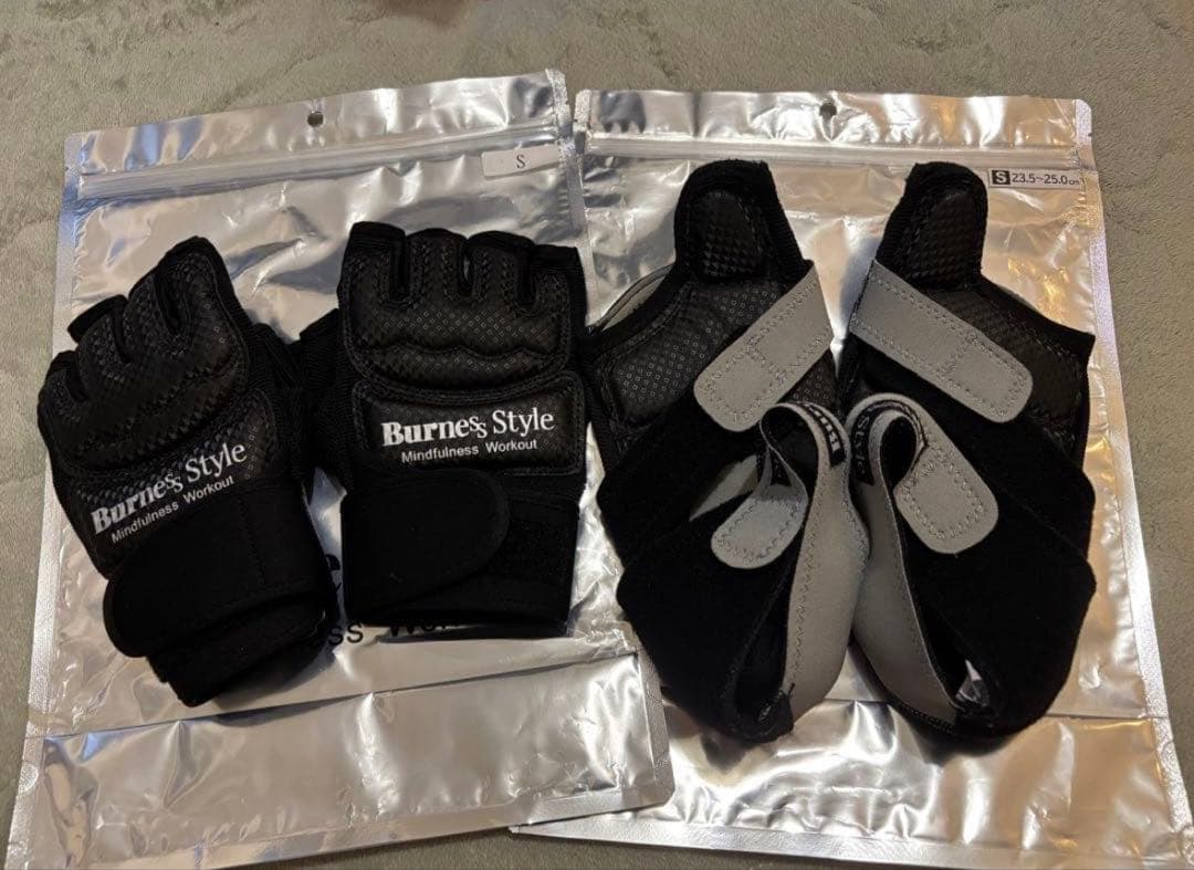 Burnes Style ボクシンググローブ&シューズ Sサイズ ブラック