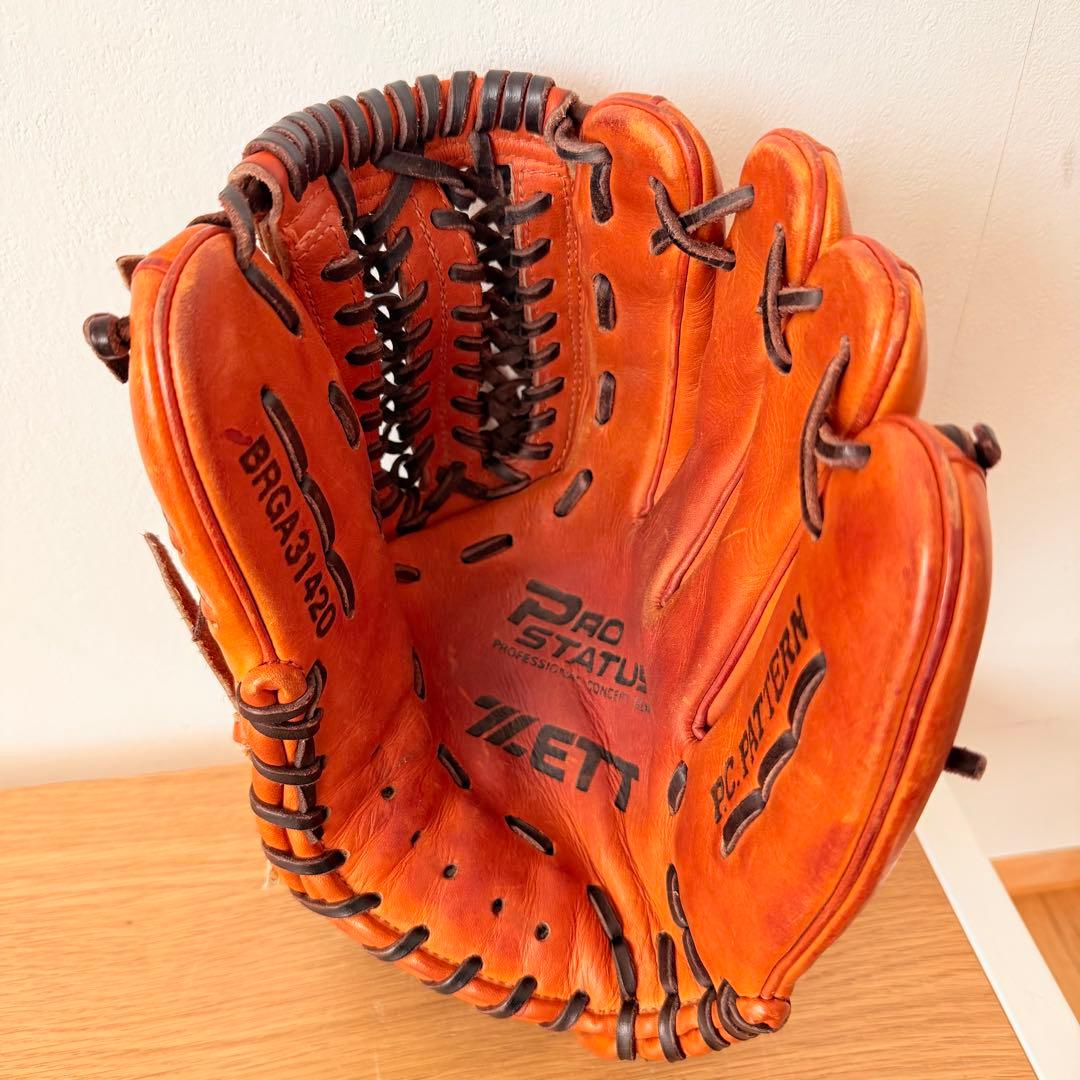 ZETT 軟式グラブ プロステイタス 野球 BRGA31420 日本製 旧ラベ