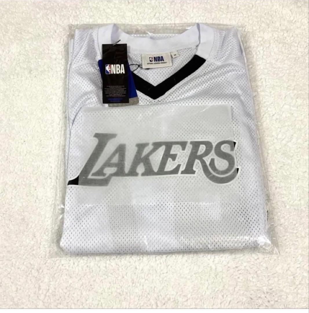 【 新品 】 NBA シャツ メッシュ バスケット レイカーズ バスケ 半袖 M