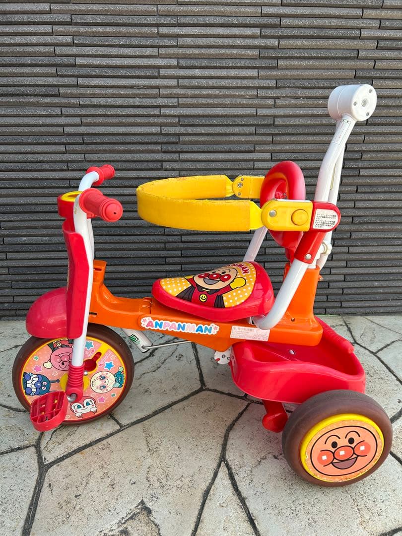 それいけ!アンパンマン 折りたたみ三輪車 オールインワン