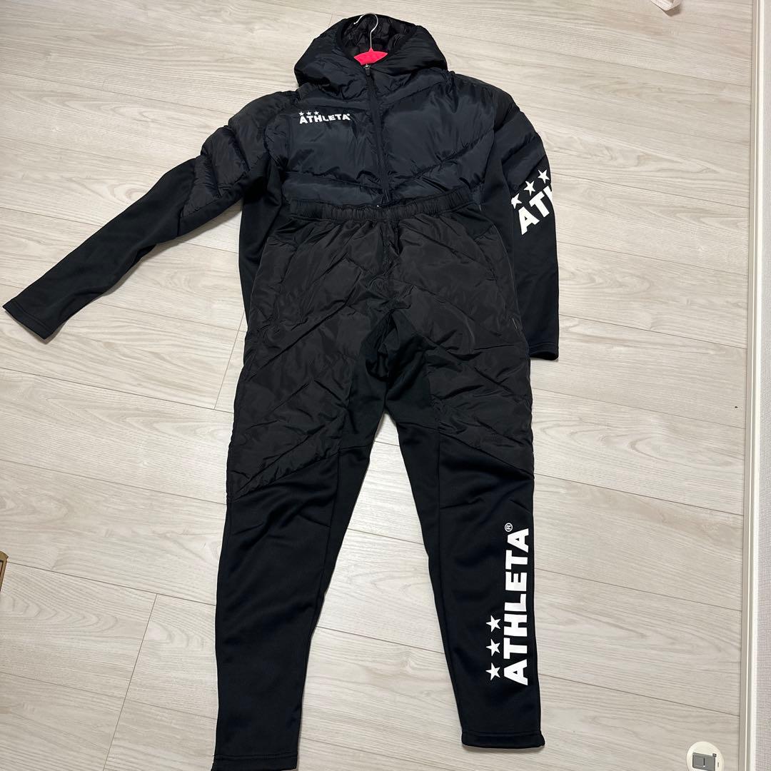 ATHLETA フード付きピステ・ウィンドブレーカー 、パンツ上下セット