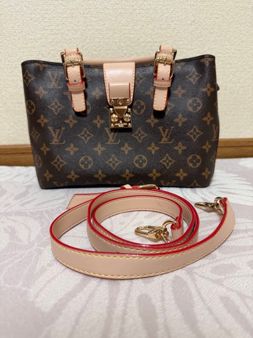 (美品)LVハンドバッグ ダークブラウン　ノベルティ