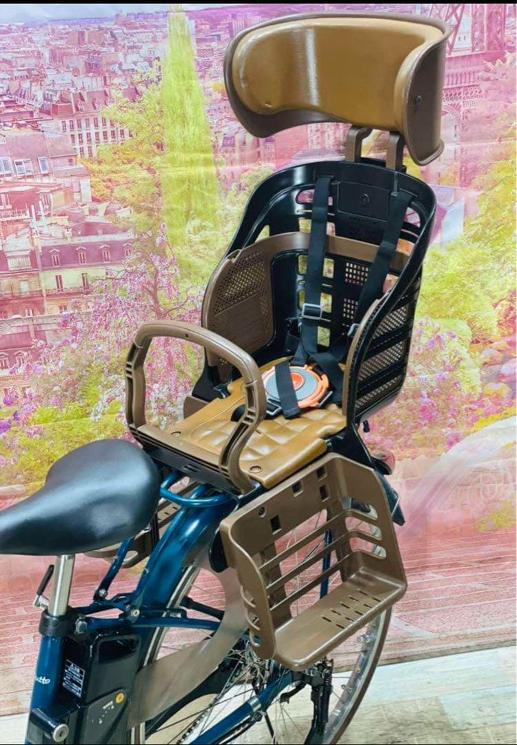 K1200 電動自転車パナソニック子供乗せ 26インチ 8.9Ah ブルー