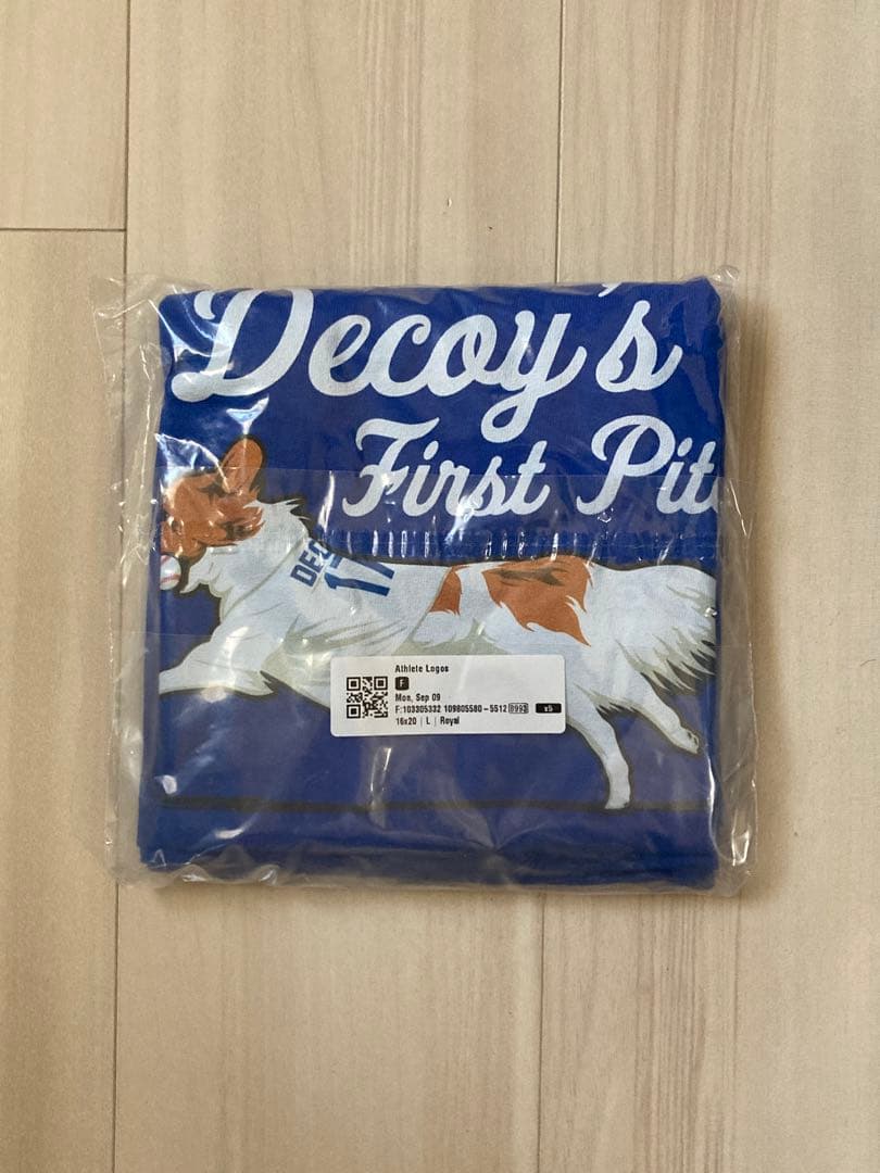 海外XL：デコピン 始球式 Tシャツ ドジャース大谷翔平
