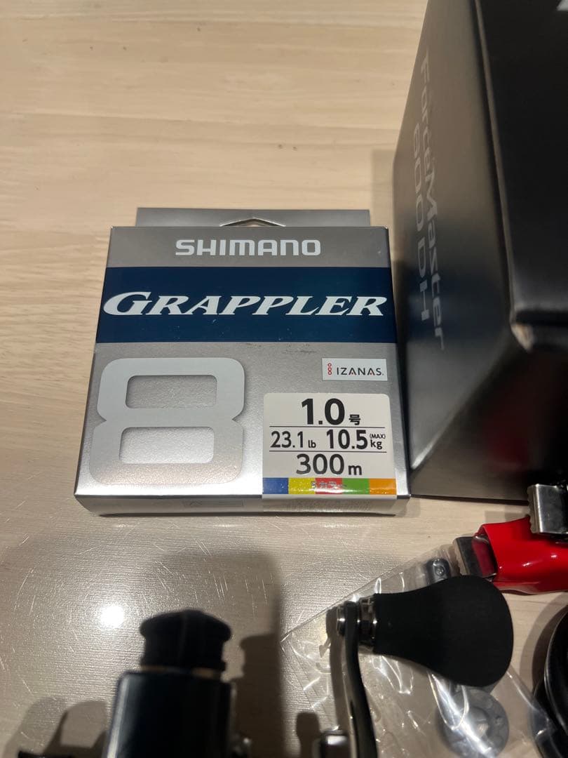 美品　23シマノ電動リール フォースマスター 600ダブルハンドル　右ハンドル