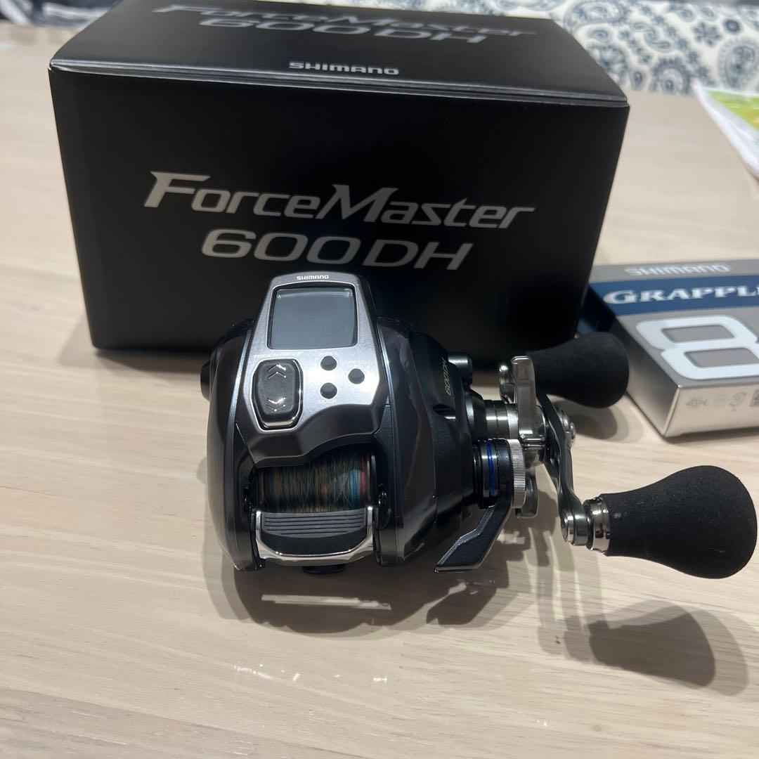 美品　23シマノ電動リール フォースマスター 600ダブルハンドル　右ハンドル