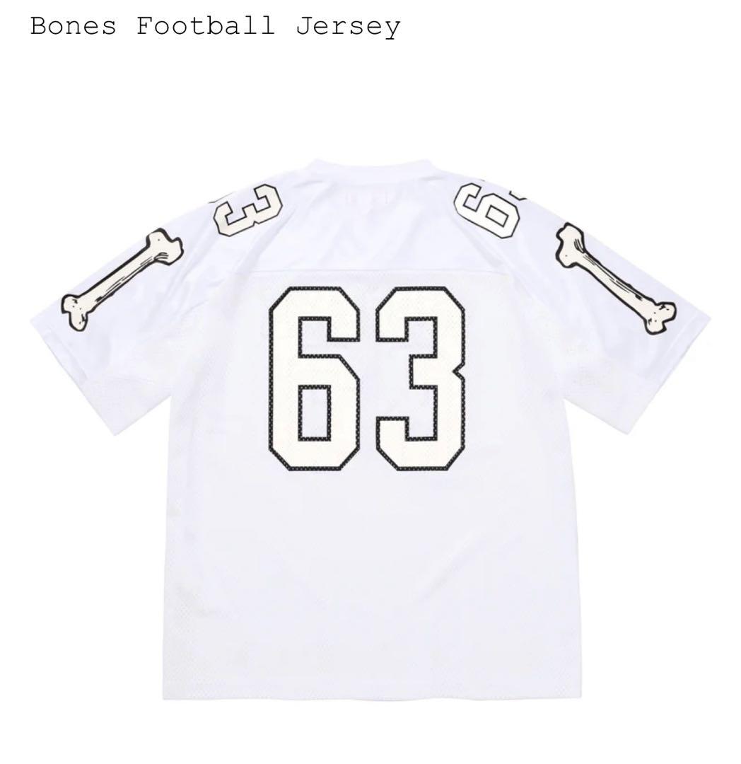 Supreme Bones Football Jersey 白 M