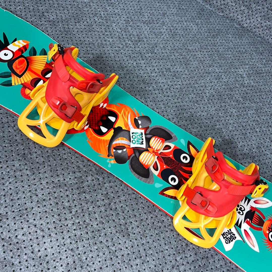 ５回使用 キッズスノーボード SALOMON 100cm×バイン×BOAブーツ