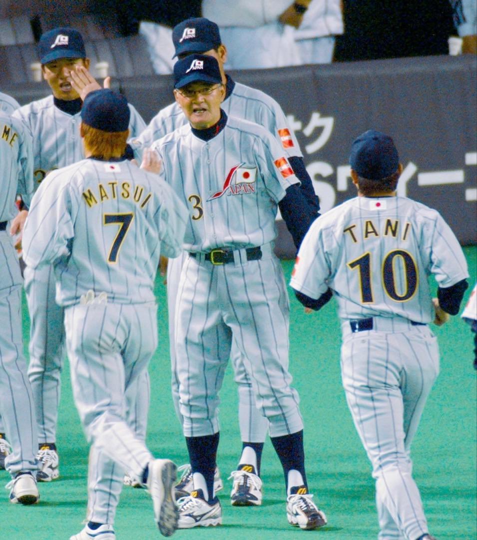 2004アテネ五輪　野球日本代表　谷佳知選手ユニフォーム　ミズノプロ