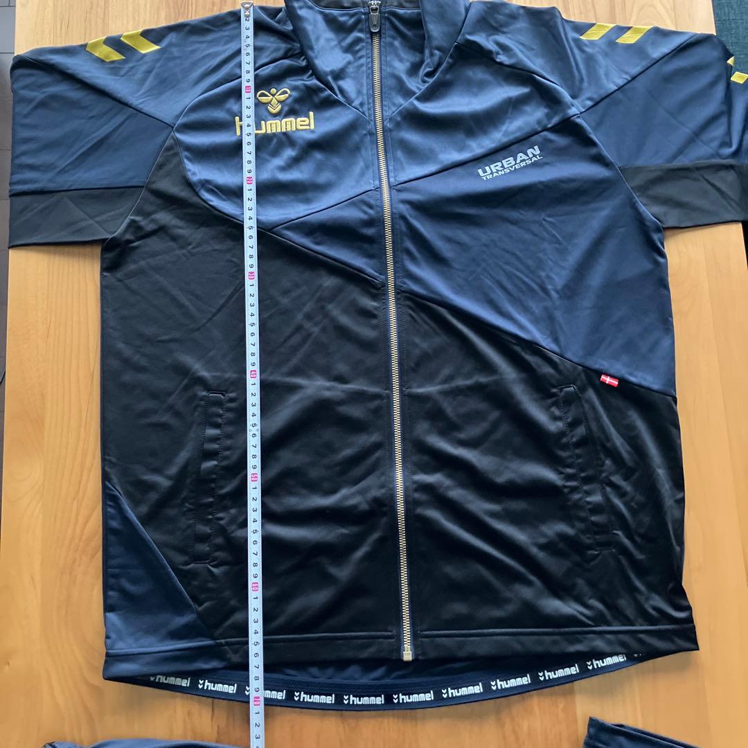 hummel ヒュンメル　ジャージセット Ｌ　ネイビー