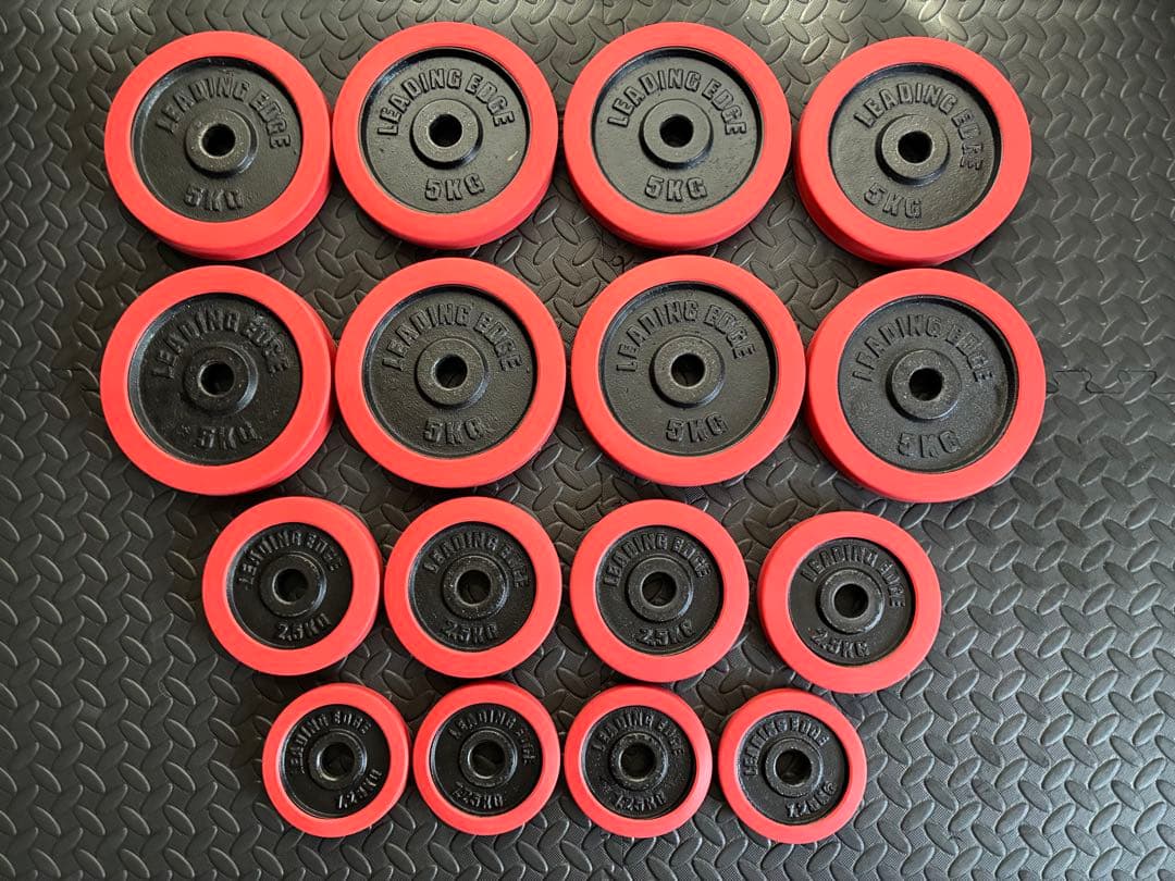 直接取引　LEADING EDGE ダンベル60kg・プレートラックセット