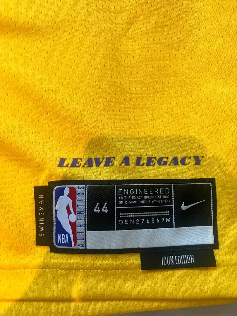 八村塁　レイカーズLakers ユニフォームM 一回着用　正規品
